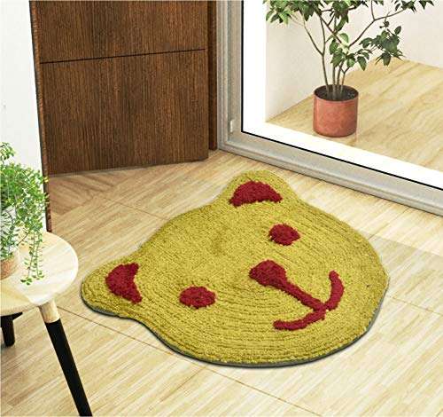 Yellow Weaves™ Microfiber Designer Door mat (Set of 3), Colour - Multi 2