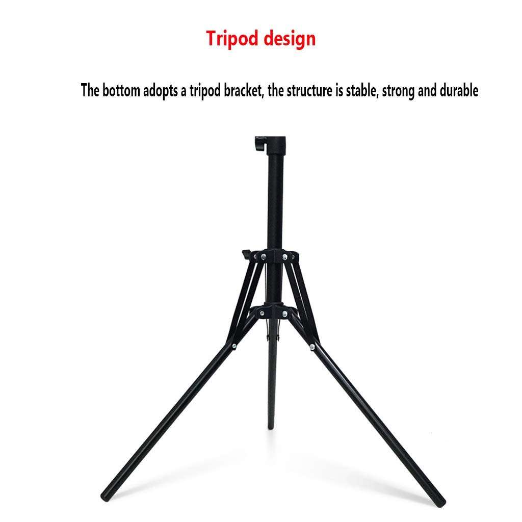 QFFL LED Ring Light Floor-Standing Dual LED Telescopic Adjustable Ring Light Dimmable 3 Light Modes & 10 Brightness with Hose Bracket for Phone Video Photography 6