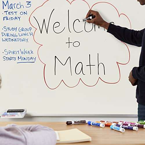 Expo 6-Piece Low Odor Dry Erase Chisel Point Tip Marker Starter Kit(80653), Multicolor 6