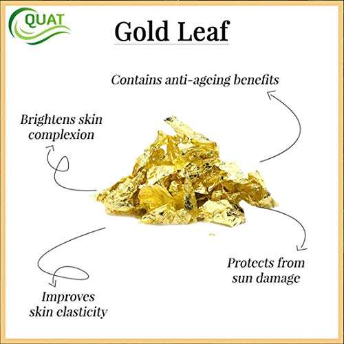 Quat Natural Gold Scrub Revitalizing Skin Whitening Face Scrub for Glowing Skin,Oily,Dry Skin for both Women&Men (100gm) 2