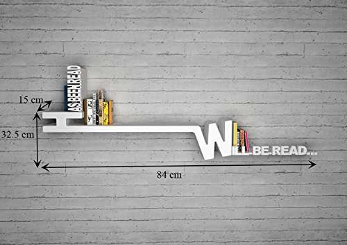 Home Sparkle Long Shelf Mild Steel (White) 4