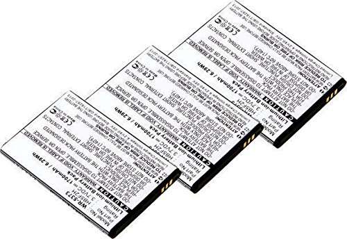 Synergy Digital Huawei E5372 Wireless Router Battery Combo-Pack Includes: 3 x WR-5373 Batteries 1