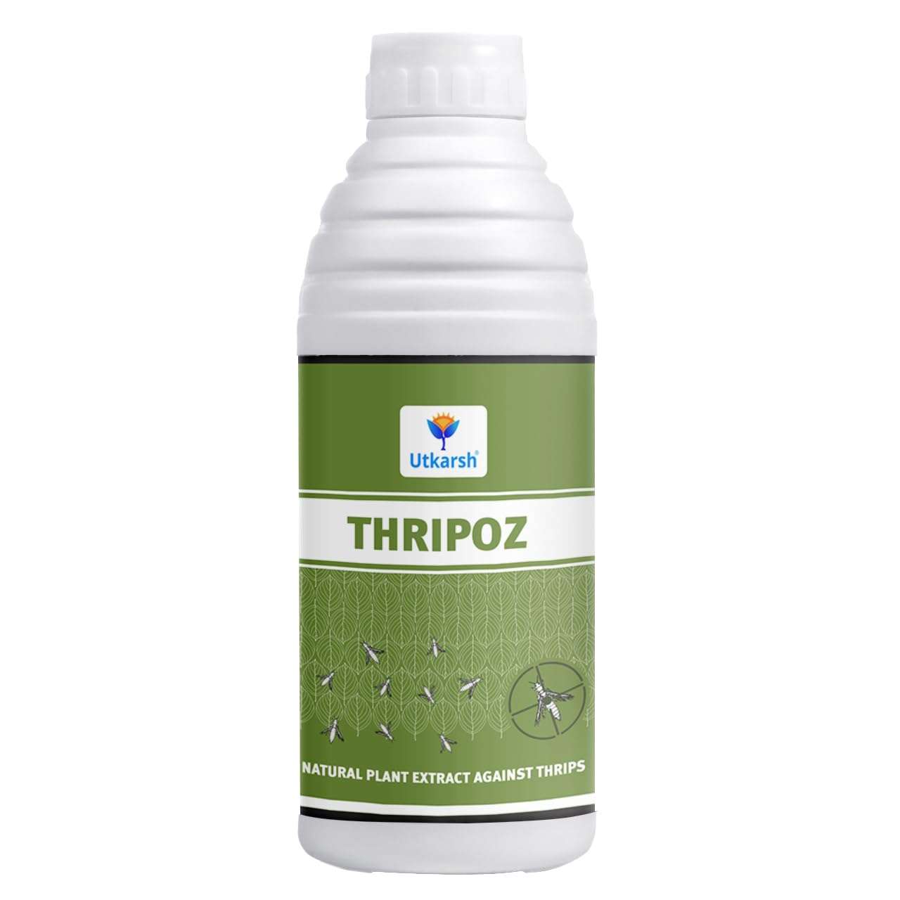 Utkarsh Thripoz | Natural Plants Extract Against Thrips | Natural Plant Protector for Sucking Pests- Aphids and White Fly| 1 Litre; Pack of 1 1