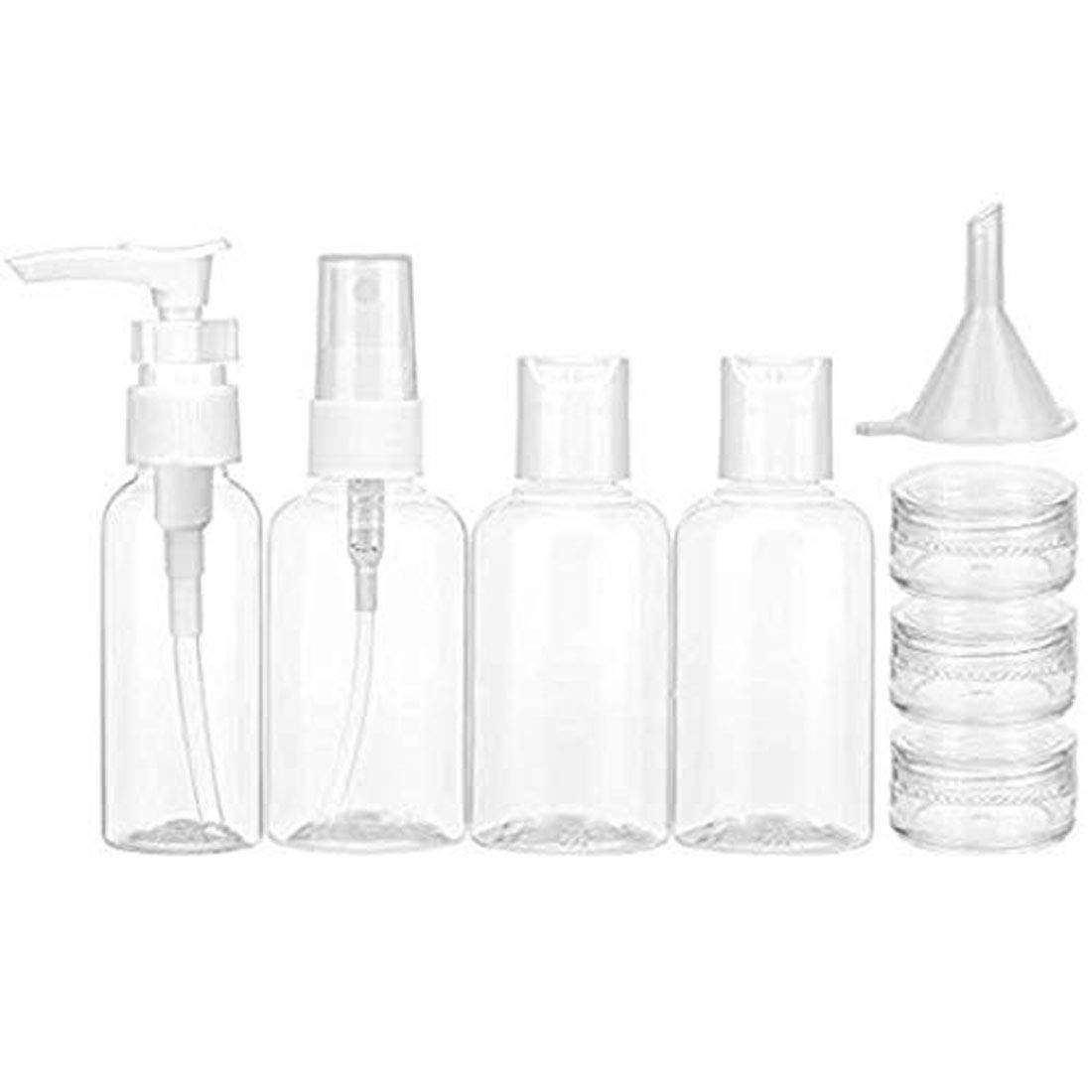 DIY Crafts Portable Plastic Empty Toiletriy Container Leak Proof Travel Accessories (Pack of 1 Pc, Plastic Empty Toiletriy) 1