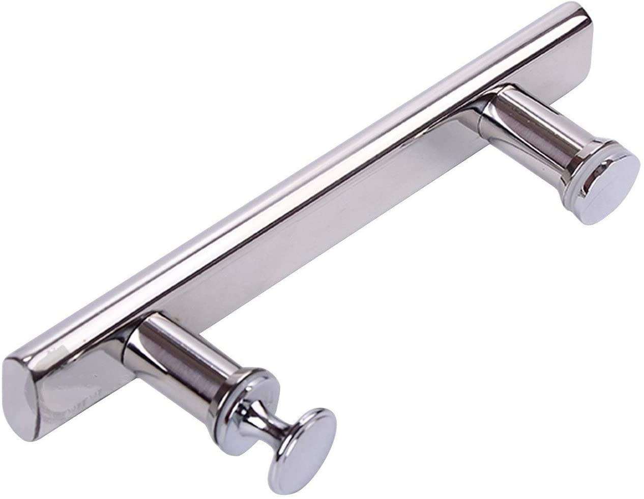 Dpprdl Replacement Shower Door Handles for Bathroom Glass Door, 304 Stainless Steel Door Pull Push Handle Sets, Hole Cent 1