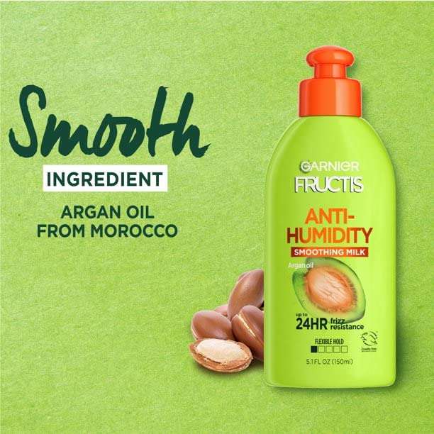 Garnier Fructis Style Anti-Humidity Smoothing Milk 5.10 oz (Pack of 6) 6