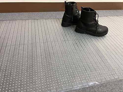 Sweet Home Stores Floor Protector Waterproof Non-Slip Clear Design Indoor Customizable Protector Runner Rug for Hallway, Entryway, Patio, 2'2" x 12', Clear 4