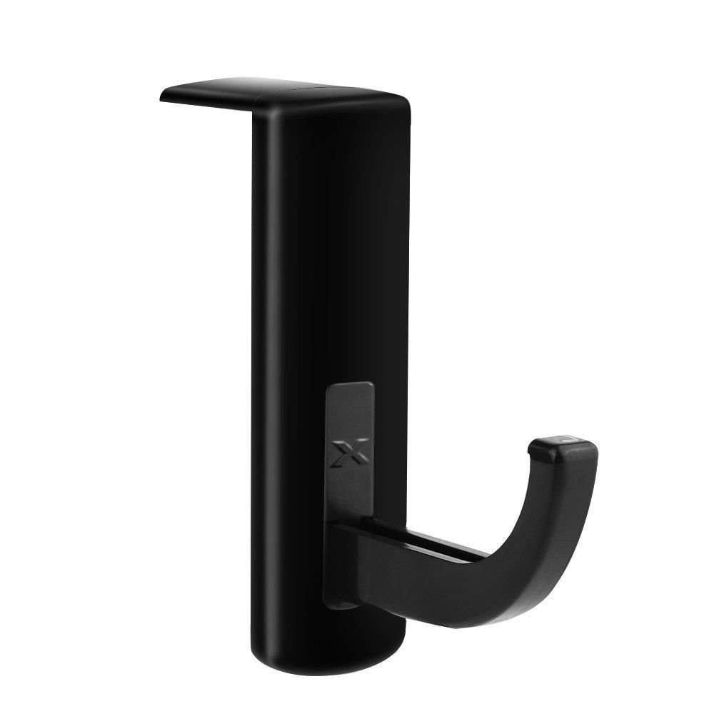 Akak Store 2 Pcs Black Headphone Headset Hanger Monitor Stand Holder Headset Stick-on Hook for Home and Office 2
