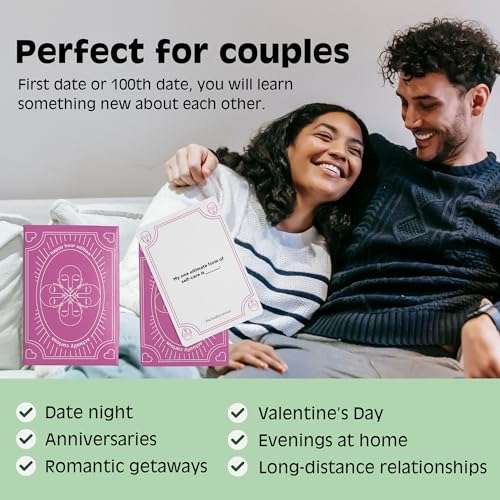 Actually Curious Happy Hour Edition! Icebreaker Card Game for Adults, Couples & Family, Fun Date Night & Party Game, Bachelorette & Romantic Gift 4