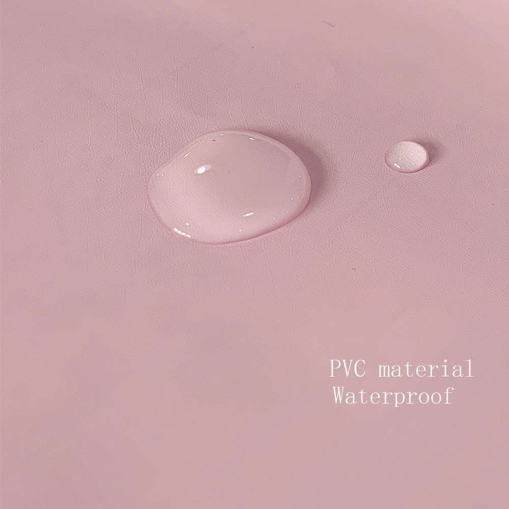 AUTOWRAP® : Pink Wallpaper Solid Color Light Pink Peel and Stick Wallpaper Self Adhesive Wallpaper Removable Wallpaper Light Pink Shelf Liner Drawer Liner Wallpaper Size : 24'' x 118'' inches 3