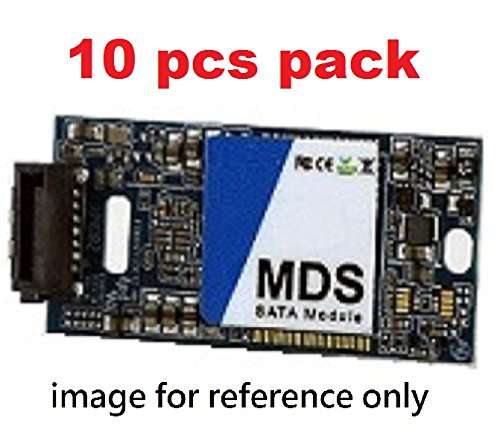 Industrial SATA DOM 7-pin horizontal-left type, MLC, 16GB, extended wide temperature, 10 pcs pack