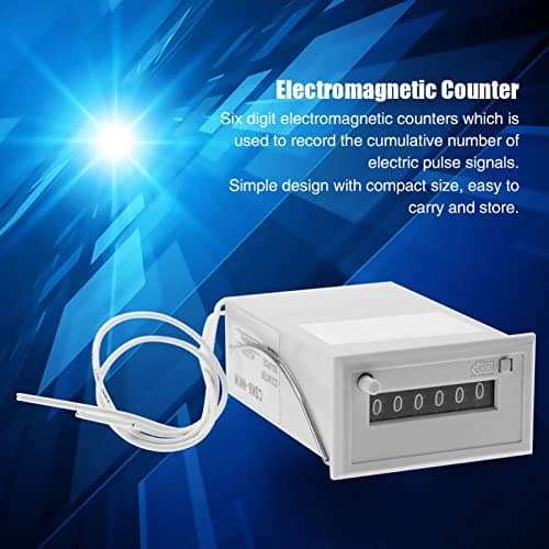 YWBL-WH Electromagnetic Counter Electronic Totalizer 6 Digit Industrial Totalizer Pulse Counter for Chemical Textile Machinery CSK6-NKW 2