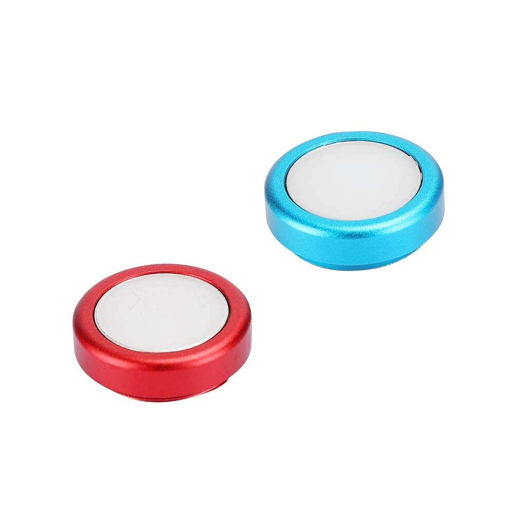 Comfortable Game Controller Cap Button Cover, Button Cap, Durable Game Controller Cap Game Controller Cap, 2 Pcs Silicone Gel Button Cap for Switch Game Console for Game(1 blue 1 red) 4