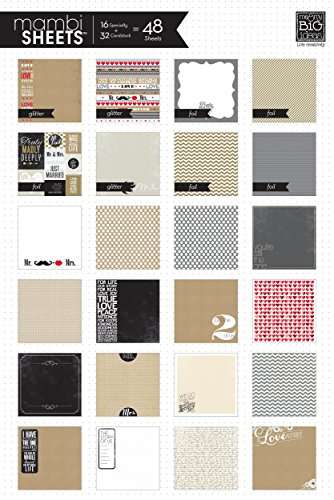 me & my BIG ideas Paper Pad, You and Me, 12-Inch by 12-Inch (Pack of 48) 3