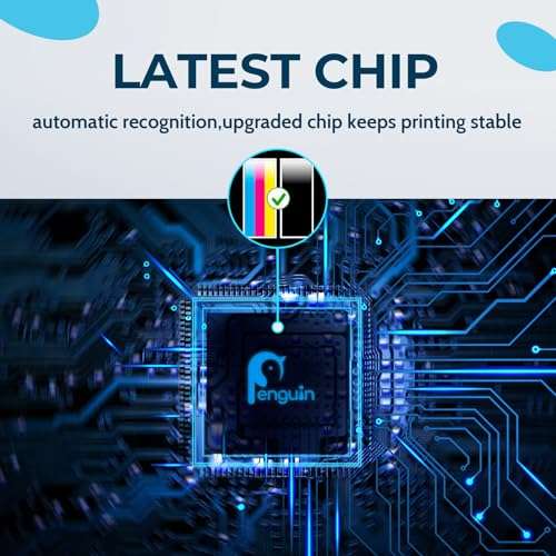 Penguin Remanufactured Printer Ink Cartridge Replacement for HP 61XL,61 XL Used for Hp Deskjet 1000 1010 2540 2546 3050A Envy 4500 4509 5530 Officejet 4630 4609(1 Black,1 Color) Combo Pack 5