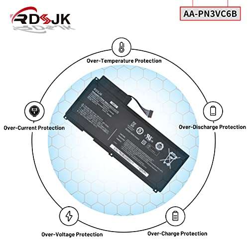 AA-PN3VC6B AA-PN3NC6F Laptop Battery for Samsung QX SF Series QX410-J01 QX410-S02 NP-SF310 NP-SF410 NP-SF510 QX310 QX410 QX411 QX412 QX510 SF310 SF410 SF510 QX 410 BA43-00270A BA92-07034A 11.1V 61Wh 6