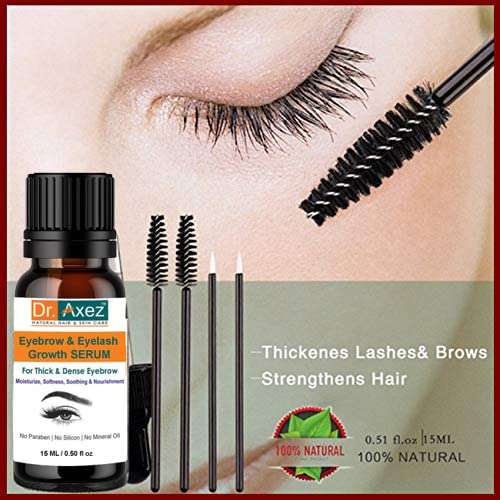 Dr. Axez Eyebrow & Eyelash Growth (With Castor Oil 100% Pure and Natural Harbal Hair Oil Hand Made & Home Made) (Eyebrow & Eyelash Growth OIL, 50 ML) 3