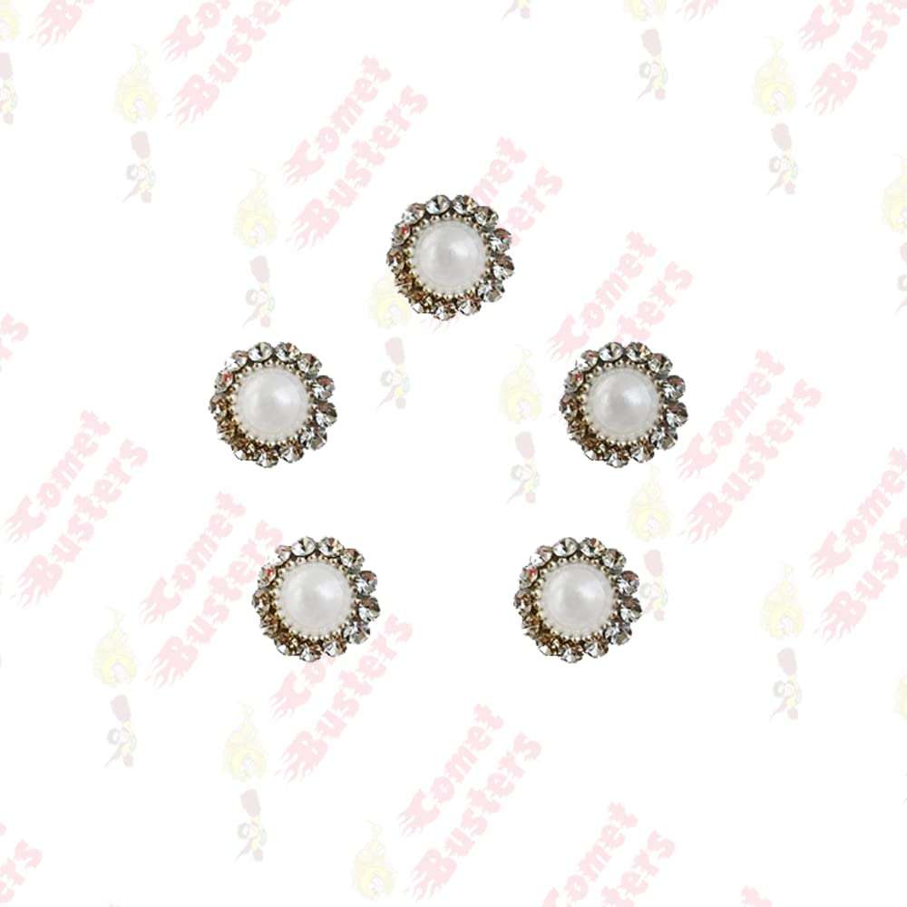 Comet Busters Pearl Bindi with Diamond Border (BV584) 5