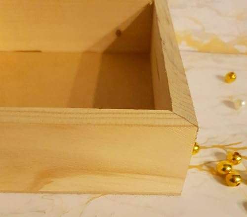 GiftingBestWishes Petite Square Pinewood Tray with MDF Base with Cut Handles (6 * 6 * 2 in) 2