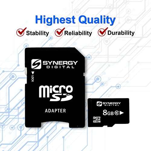 Nokia 6680 Cell Phone Memory Card 8GB microSDHC Memory Card with SD Adapter 5