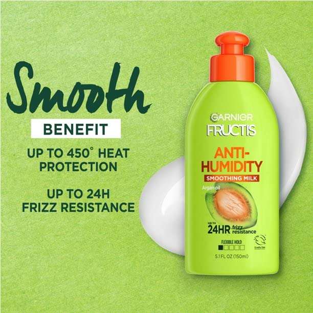 Garnier Fructis Style Anti-Humidity Smoothing Milk 5.10 oz (Pack of 6) 3