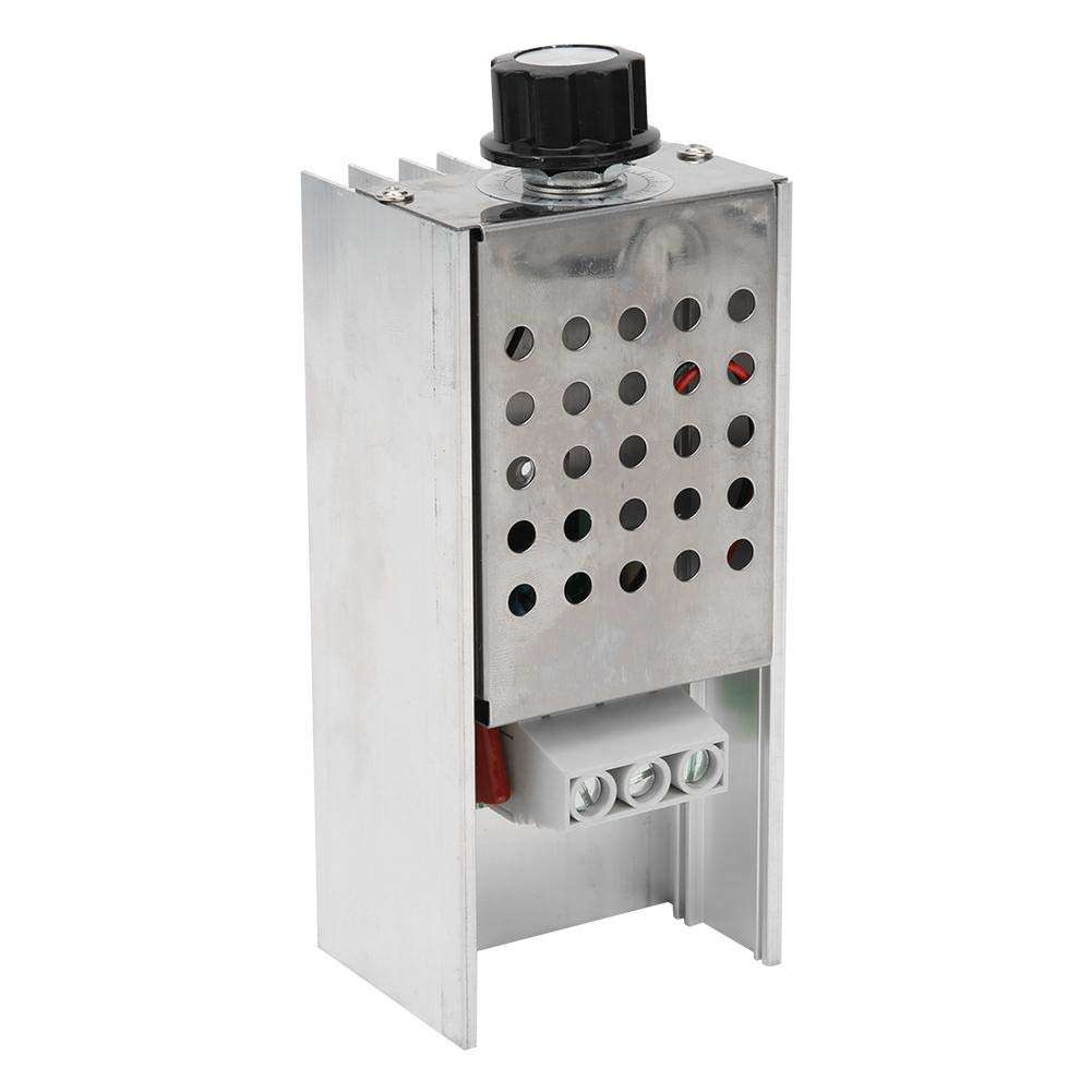 A sixx 10000W Ultra High Power SCR Voltage Regulator Speed Controller Dimmer Thermostat AC 110V 220V Motor Speed Controller 4