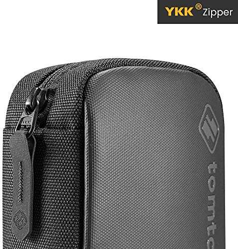 tomtoc Protective Case Pouch for Power Adapter, Charger, Electronic Tech Organizer Bag Compatible with 2.5-inch Hard Drive, Type C Hub, Cable 5