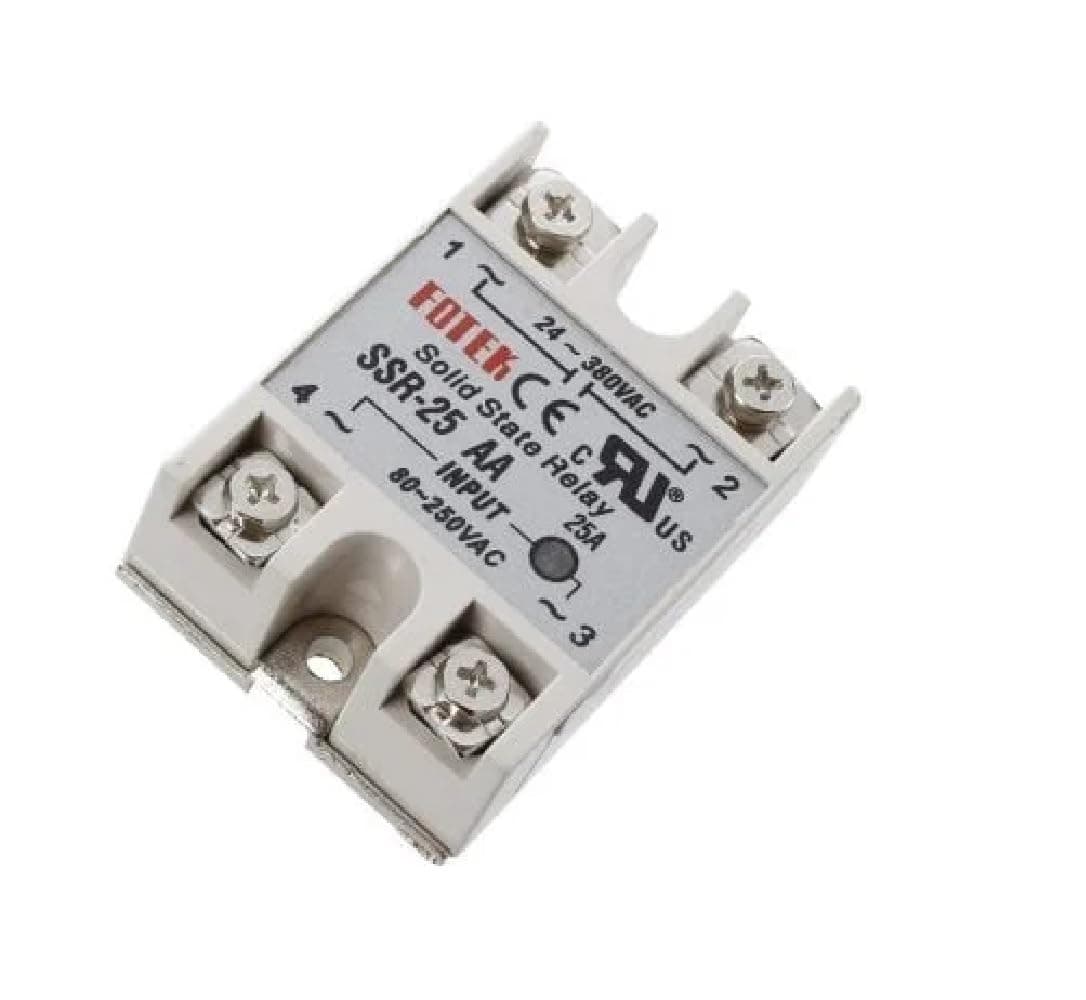 xcluma Solid State Relay SSR-25AA 25A 80-250V AC TO 24-380V AC SSR 25AA 6