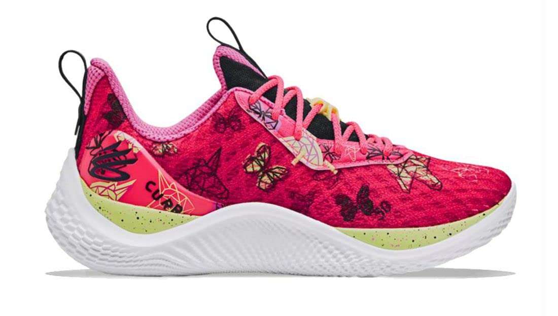 UNDER ARMOUR Unisex Curry Flow 10 'Unicorn & Butterfly' Basketball Shoes, 14/15.5 1