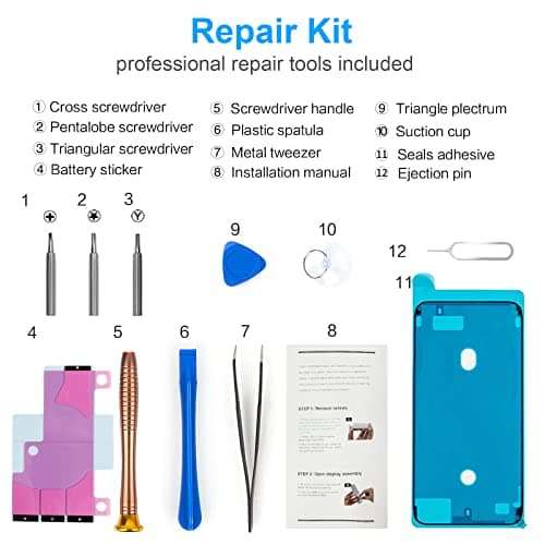 TAYUZH [5000mAh] Battery for iPhone Xs, High Capacity Battery Replacement for iPhone Xs Model A1920, A2097, A2098, A210 New 0 Cycle Spare Battery with Repair Tools and Manual 6