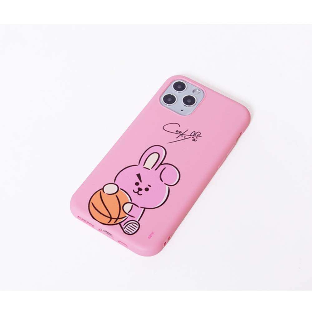 BT21 Official Hang Out Cutie Color Soft Phone Case for iPhone 11/iPhone 11 Pro/iPhone 11 Pro Max/iPhone Xs MAX/XR/XS/X/8+/7+/8/7/6+/6 6