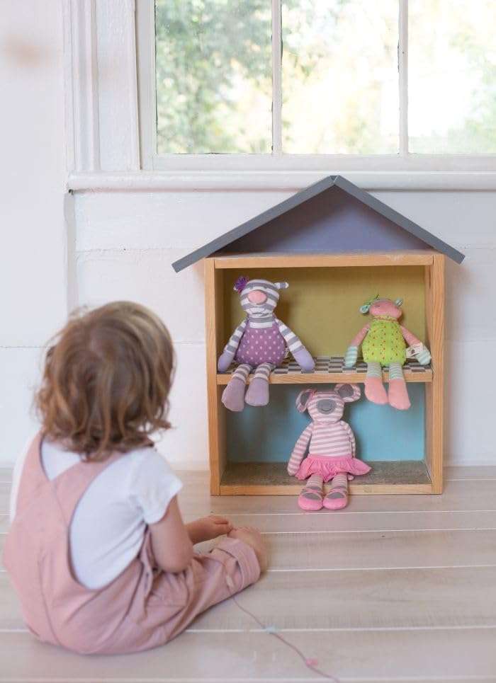 Organic Farm Buddies Apple Park Boxer The Dog Plush Baby Toy for Newborns, Infants, Toddlers - Hypoallergenic, 100% Organic Cotton 6