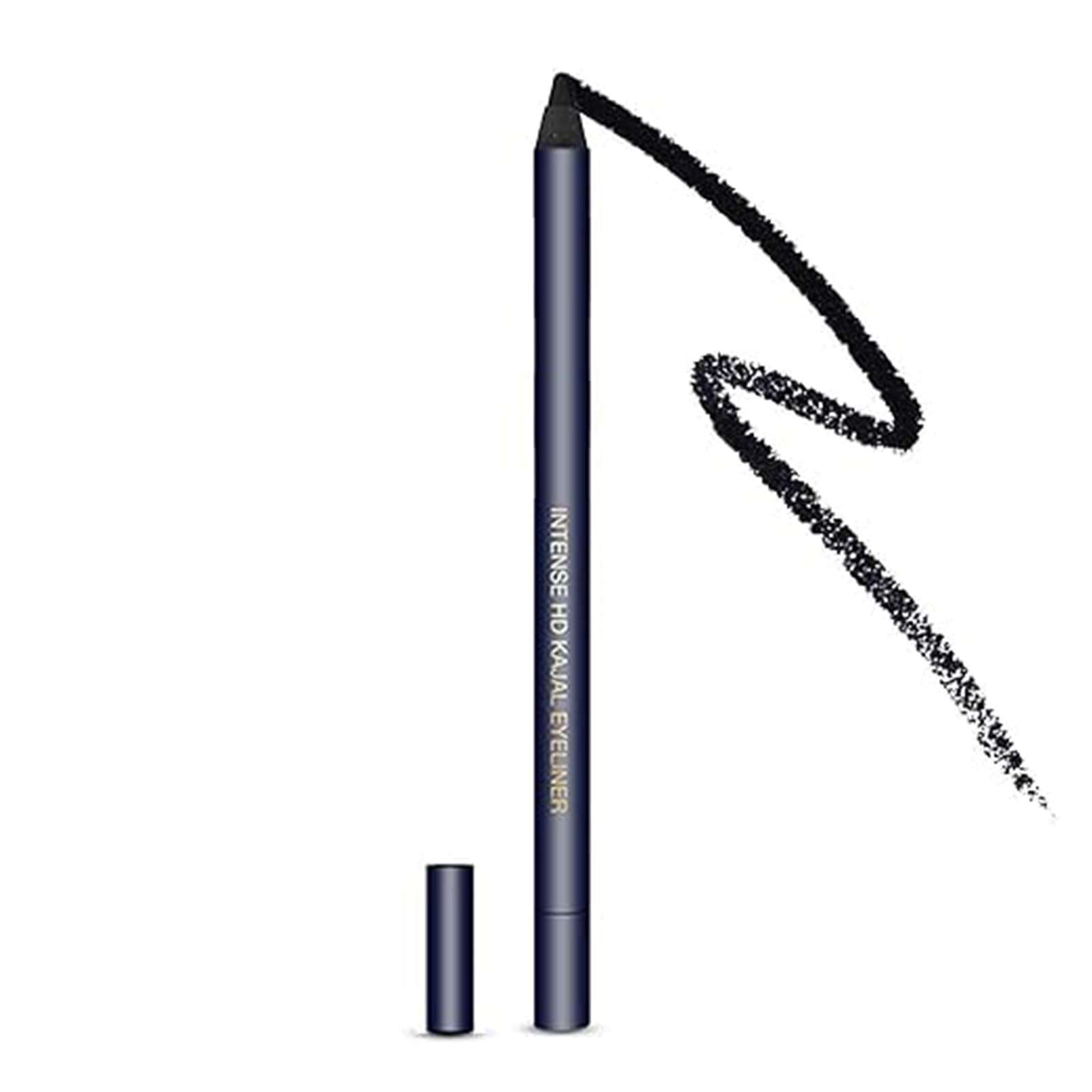 CVB C75 Intense HD Kajal Eyeliner | Bold Black, Waterproof & Smudge-Proof Eye Pencil for Long-Lasting Definition, 1.2g 1