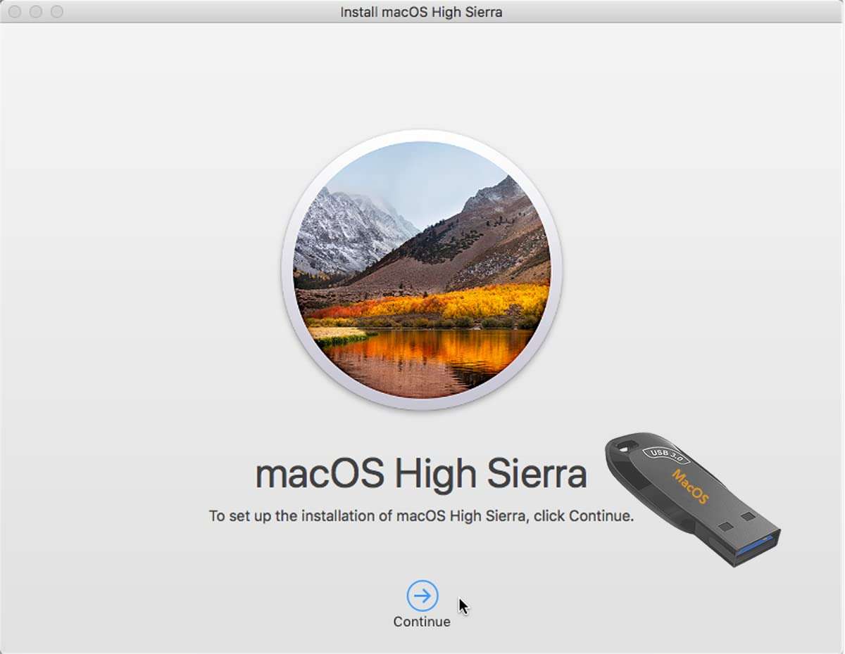 32GB MacOS High Sierra 10.13.6 (Latest Version), Bootable USB Drive 3.0,Full Install/Upgrade/Downgrade Mac OS X 1