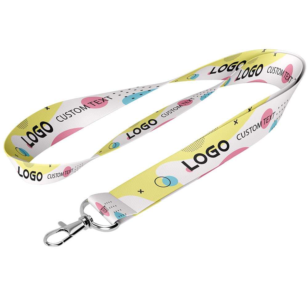 Magic Laugh Abstract Flat Geometric Fluid Shapes Background ID Card Satin Tag (16MM)