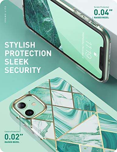 i-Blason Cosmo Lite Series Case for iPhone 11 (2019), Premium Hybrid Slim Protective Bumper Case with Camera Protection, Prasio, 6.1" 5