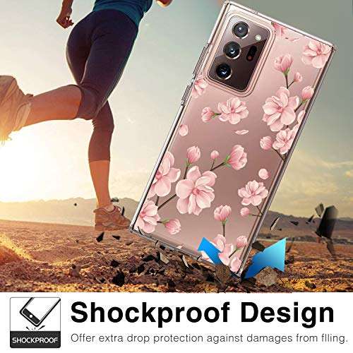 Protective Case for Galaxy Note 20 Ultra Case Shockproof Compatible with Samsung Galaxy Note20 Ultra 5G Case Anti-Yellowing Flexible Silicone Bumper Anti-Scratch Cover for Note 20 Ultra -2020 3