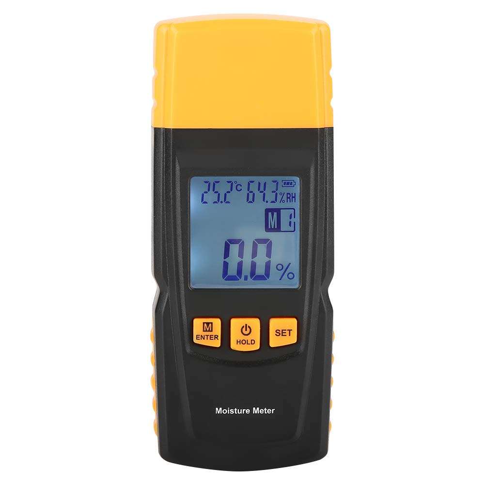 wosume 【𝐒𝐩𝐫𝐢𝐧𝐠 𝐒𝐚𝐥𝐞 𝐆𝐢𝐟𝐭】 Wood Moisture Meter, GM610 Digital LCD 2 Pin Wood Moisture Meter Tester Timber Hygrometer Humidity Detector 1