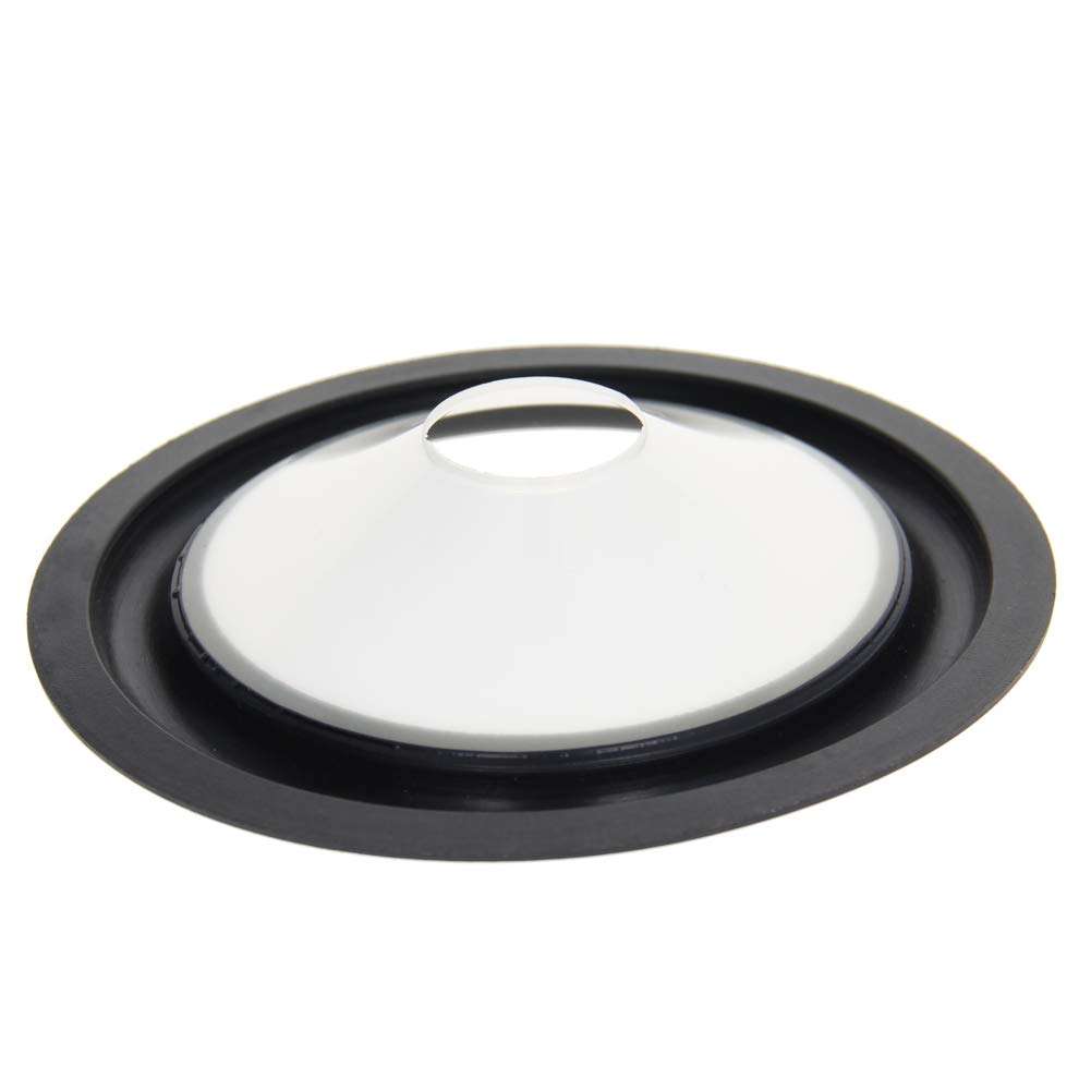 Fielect 5 inches Paper Speaker Cone Subwoofer Cones Drum Paper 1 inches Inner Diameter with Rubber Surround 1Pcs 5