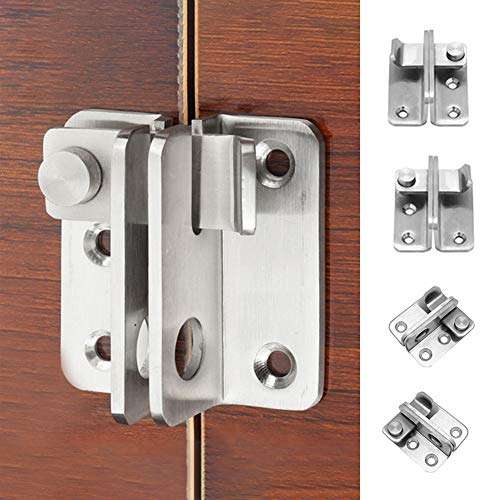 LOadSEcr's Home Improvement Tools, Thickened Padlock Door Hasp Latch Stainless Steel Safety Security Guard Bolt Multi Hand Tools - M Left Buckle 1