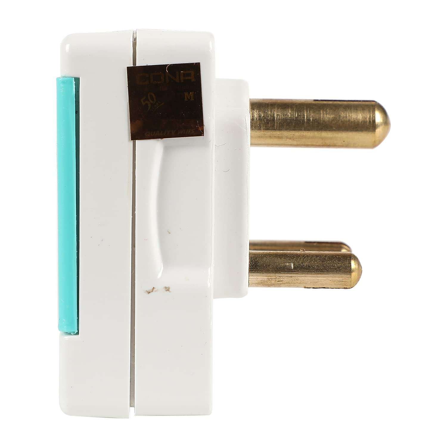 Cona Style 2231 3-Pin Multi Plug 6A/240V,Power Adapter, Travel Adapter Plug - Pack of 4 6