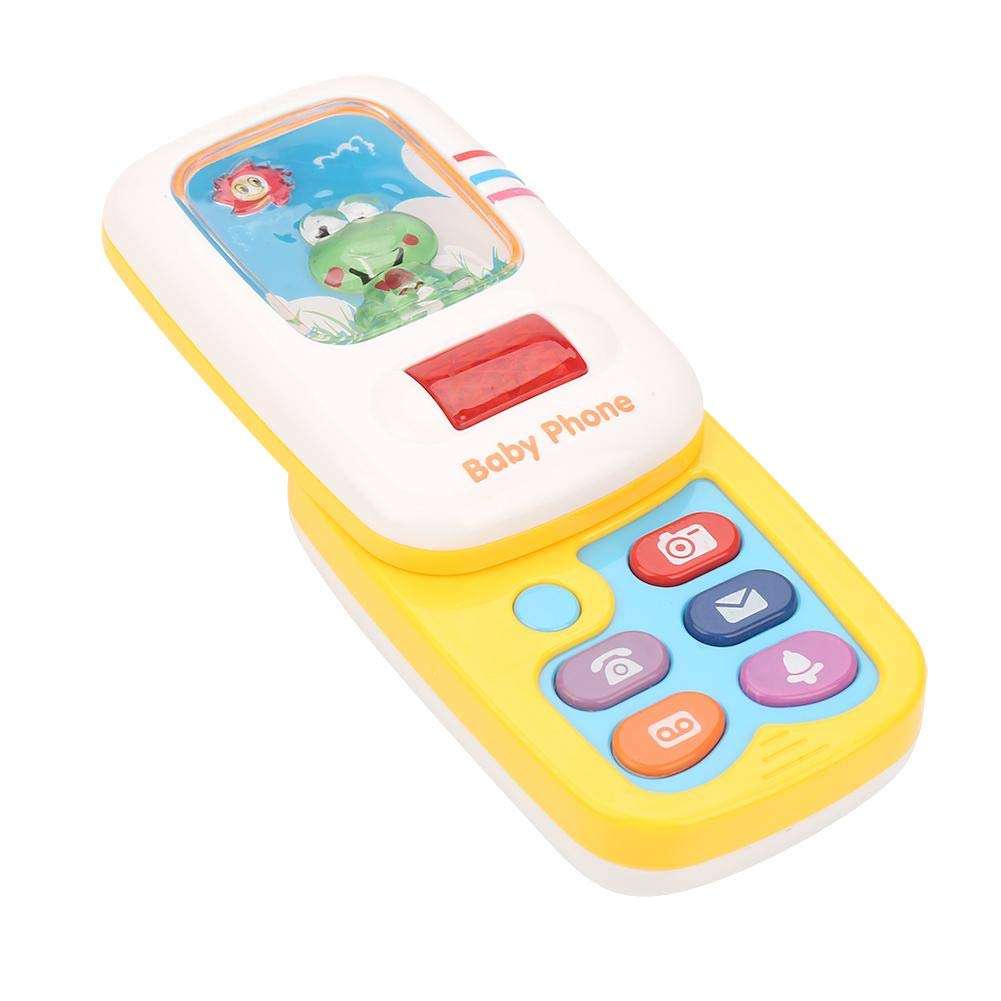 Naroote Mobile Phone Toy, Baby Kids Cute Simulation Cell Phone Musical Toy with Light Playful Learning Educational Toys -Products Quality Assurance 3