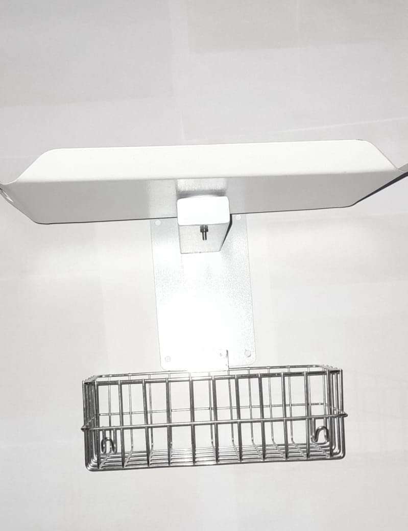 Ndola Patient Monitor Stand Freestanding Monitor Desk Stand with Basket Use for All 5 Pera Moniters CMS-8000, CMS-9000 All Moniters Use Stand with Basket 1