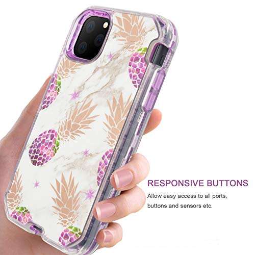 WATACHE for Samsung Galaxy Z Flip 6 Case, Bling Glitter Flip Case for Girls Women, Cute Shiny Sparkle Shockproof Cover Protective Phone Case for Galaxy Flip 6 Phone Case Cover 2024 5G(Purple) 5