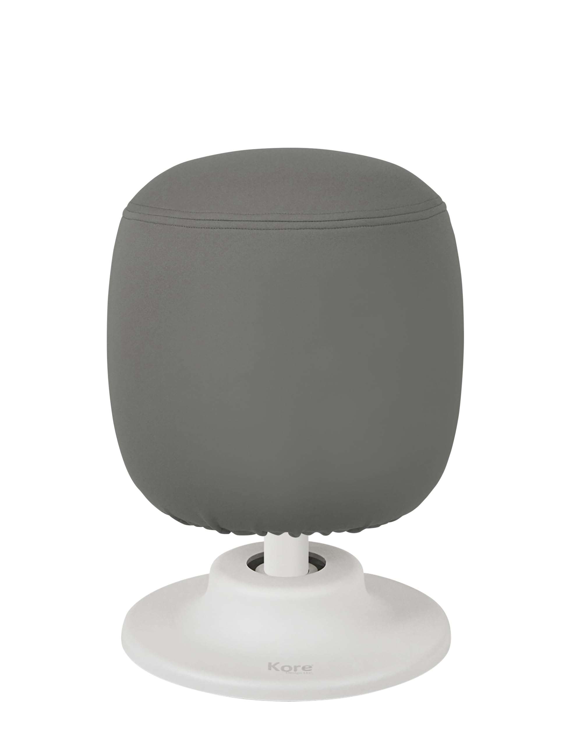 KORE Design Kids Adjustable Pivot Stool, Waterproof Fabric Desk Chair Comfy for Students, Kid Computer Chair for School, Home, Active Sitting, ADD/ADHD, Autism, Girls/Boys, Tall (16.5-21”), Grey 4