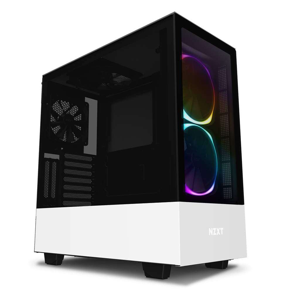 NZXT Kraken X63 280mm AIO RGB CPU Liquid Cooler + NZXT H510 Elite Premium Mid-Tower ATX Case 2