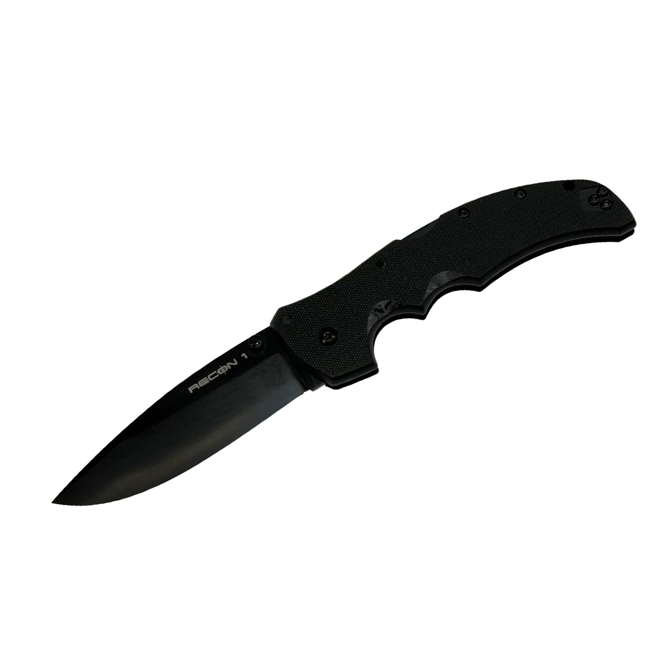 Cold Steel Recon 1 Series Tactical Folding Knife with Tri-Ad Lock and Pocket Clip - Made with Premium CPM-S35VN Steel, Spear Point, Black 3