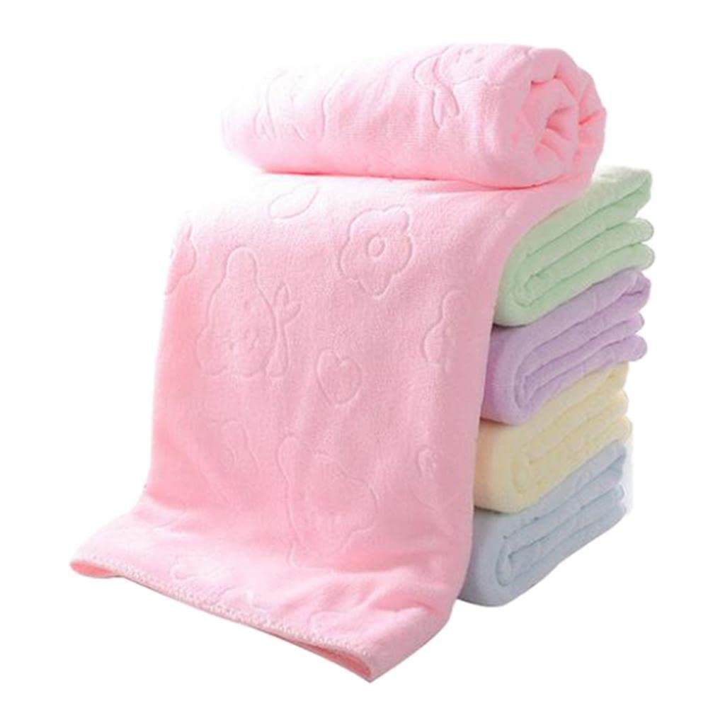 IVELECT Jumbo Size Bath Sheet Extra Large Polyester Home Salon Gym Bath Towel Soft 1