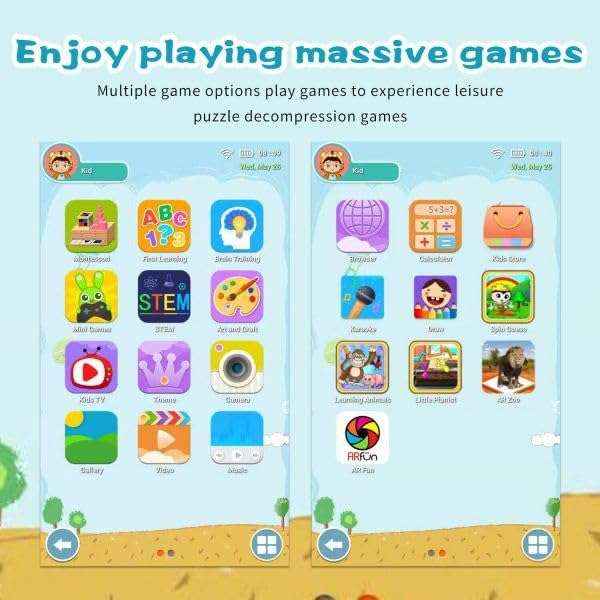 Tishnagi SMARTBERRY B86 PlusSTUDY TAB GEN. 2, Educational Tablet, Kids tab 7 inch - Orange-(4GB/128GB) 5