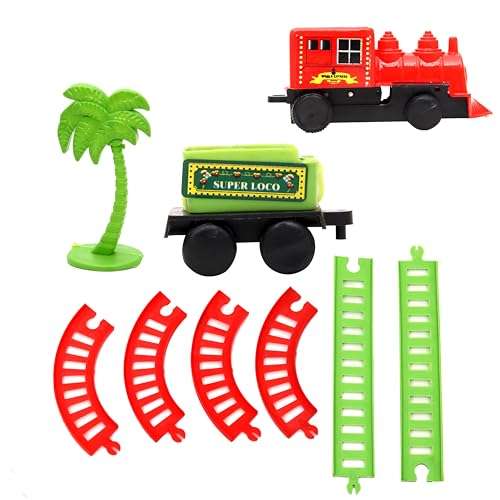 Beautifully Designed and Loving Mini Train Play Toys Set for Kids (No Battery Required) 4